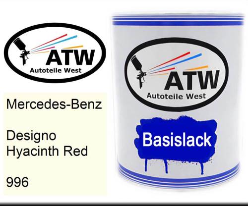 Mercedes-Benz, Designo Hyacinth Red, 996: 1L Lackdose, von ATW Autoteile West.